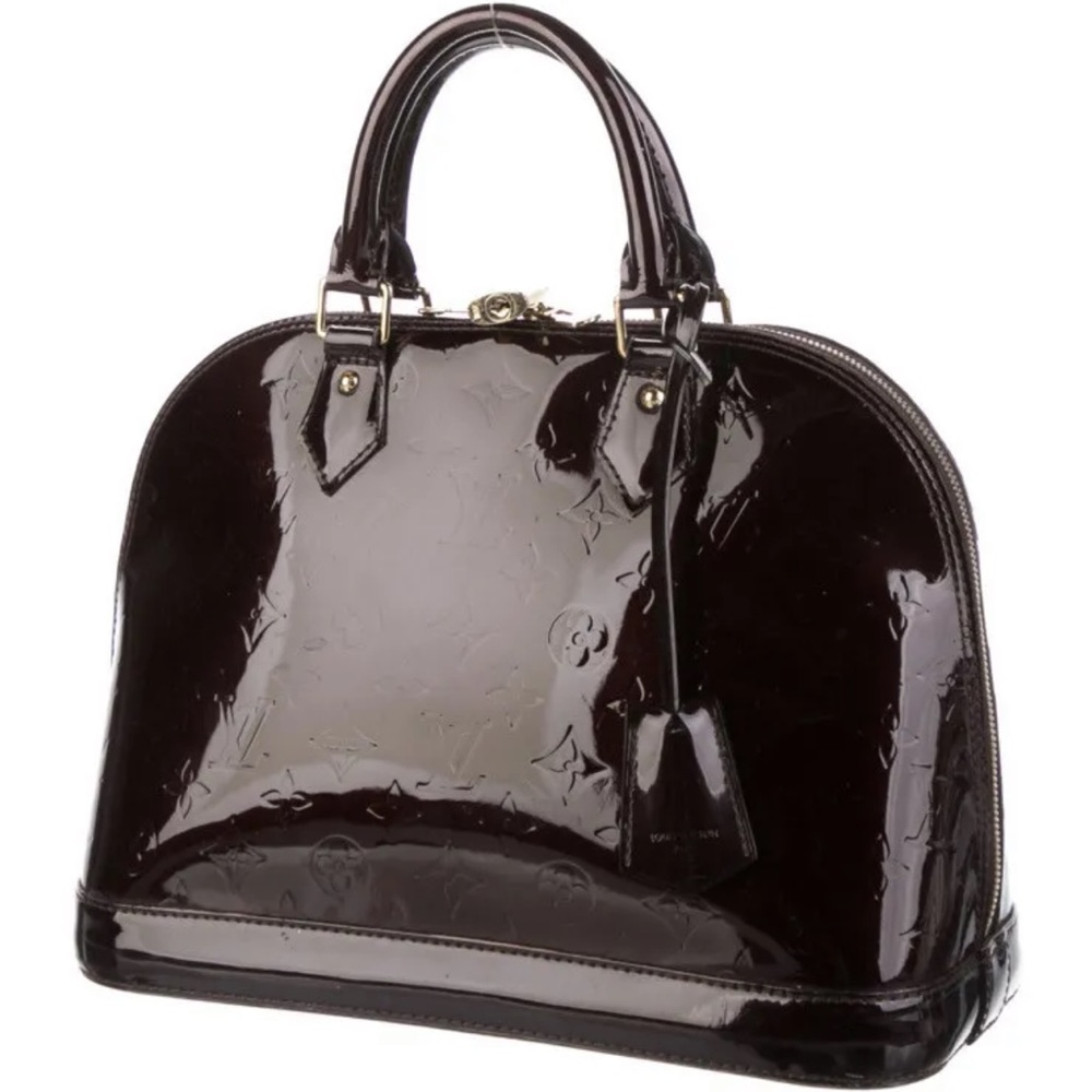 Authentic Louis Vuitton Monogram Vernis Alma PM